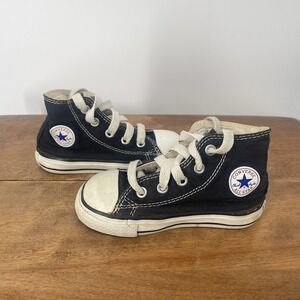 VTG Converse Chuck Taylor All Star High Top Black Toddler Size 6 Infant Shoes
